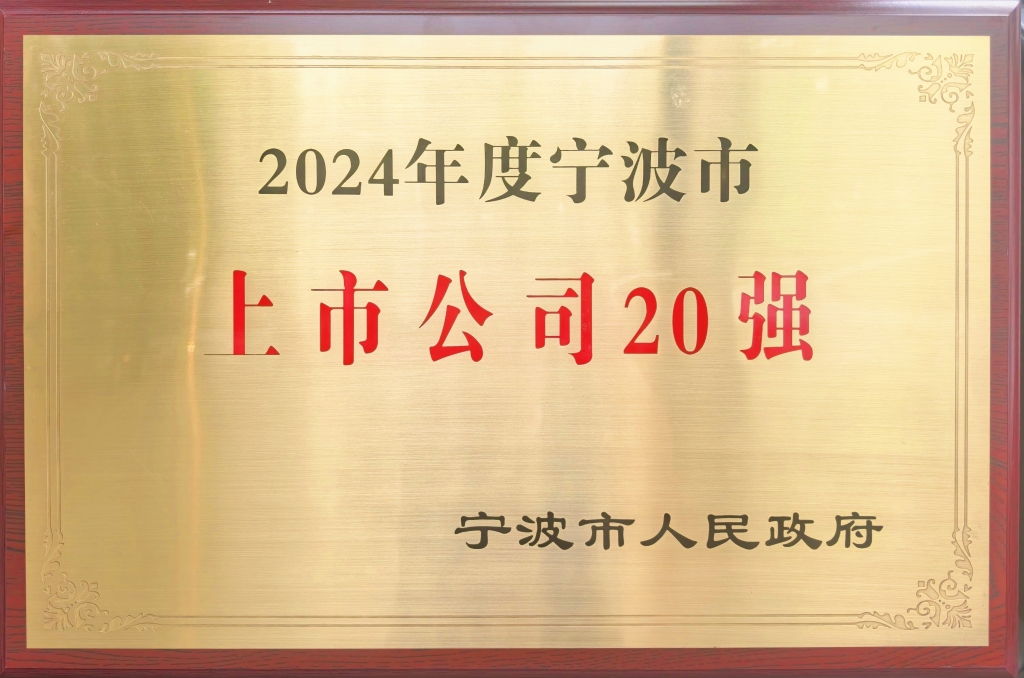 乐玩在线(中国)股份荣登“2024宁波上市公司20强”榜单